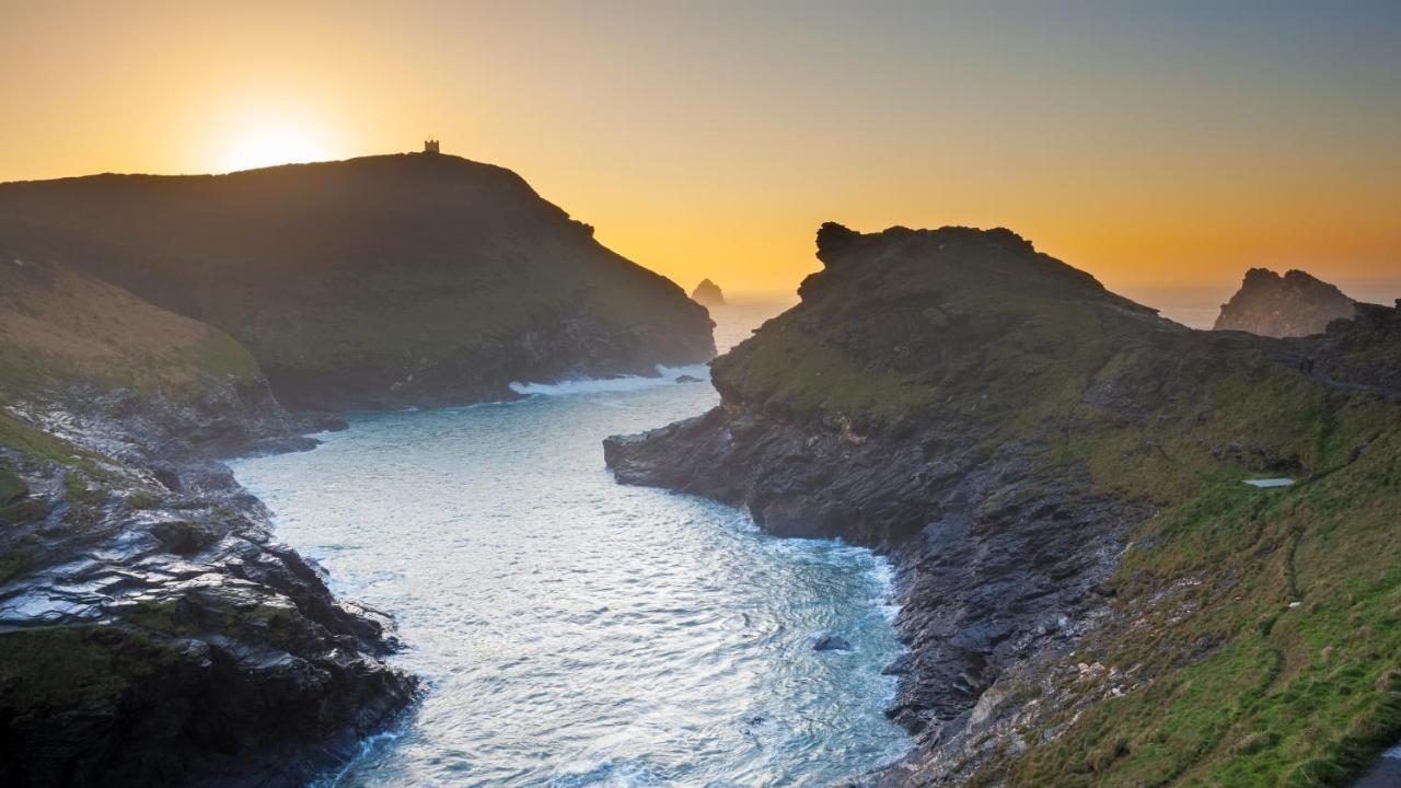 Polrunny Farm Elderberry Cottage With Sea View Boscastle Exteriör bild