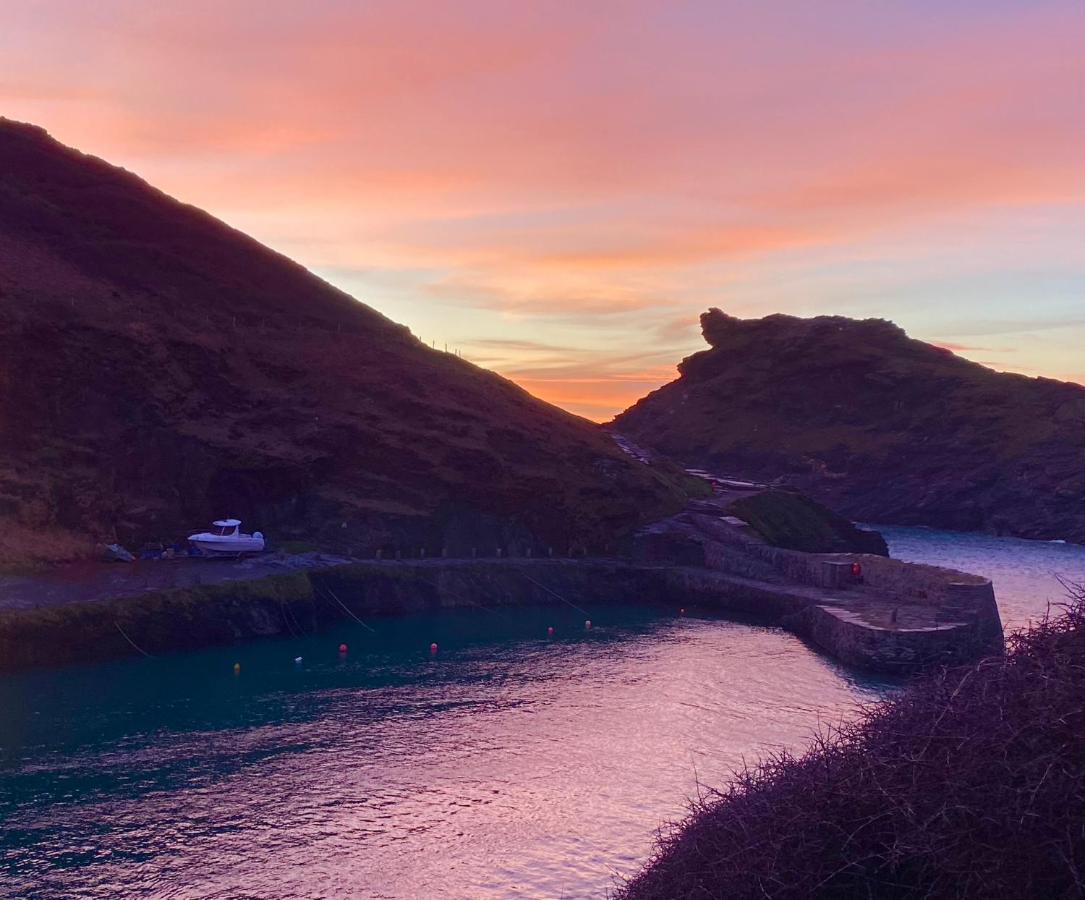 Polrunny Farm Elderberry Cottage With Sea View Boscastle Exteriör bild