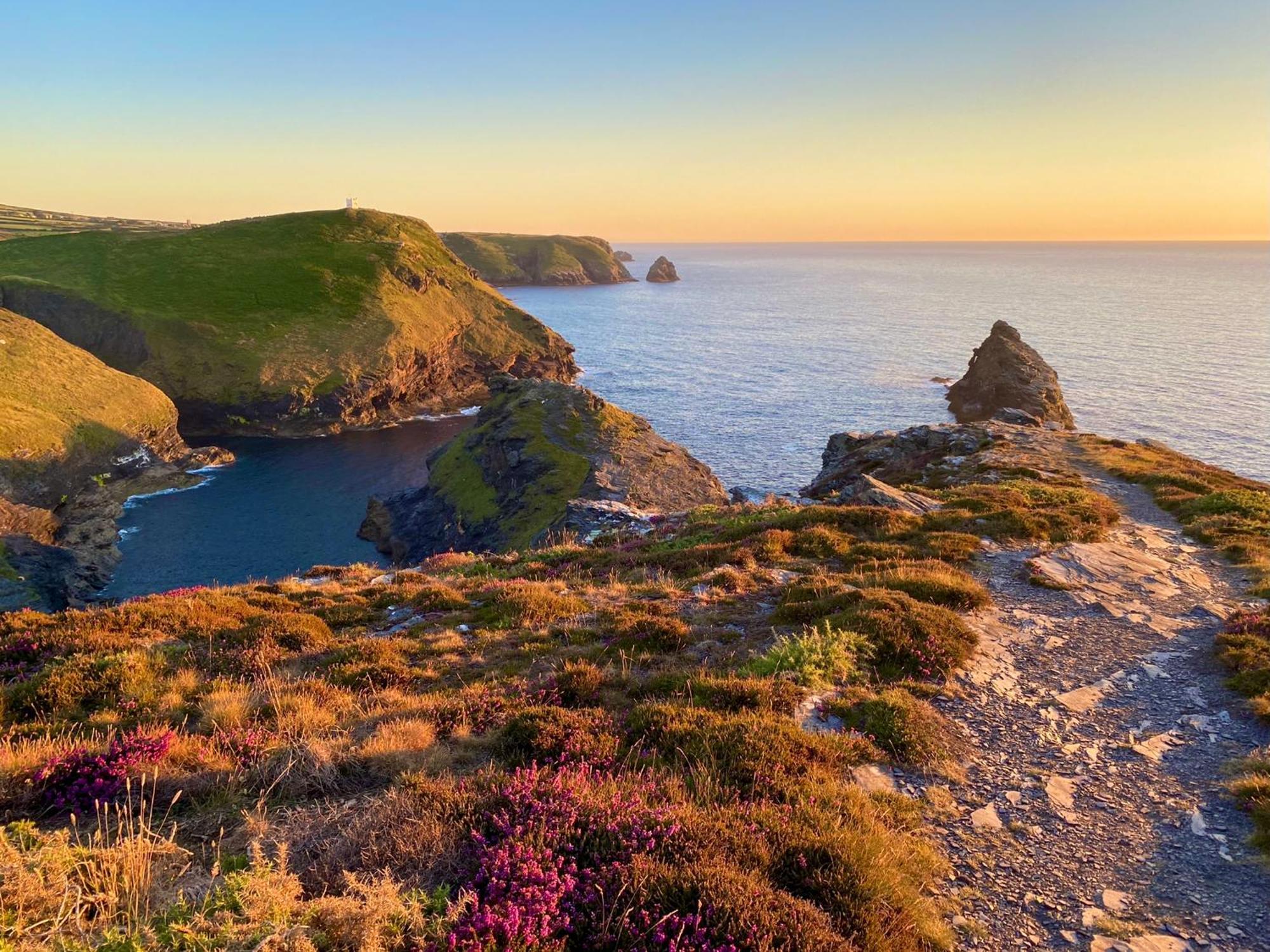 Polrunny Farm Elderberry Cottage With Sea View Boscastle Exteriör bild