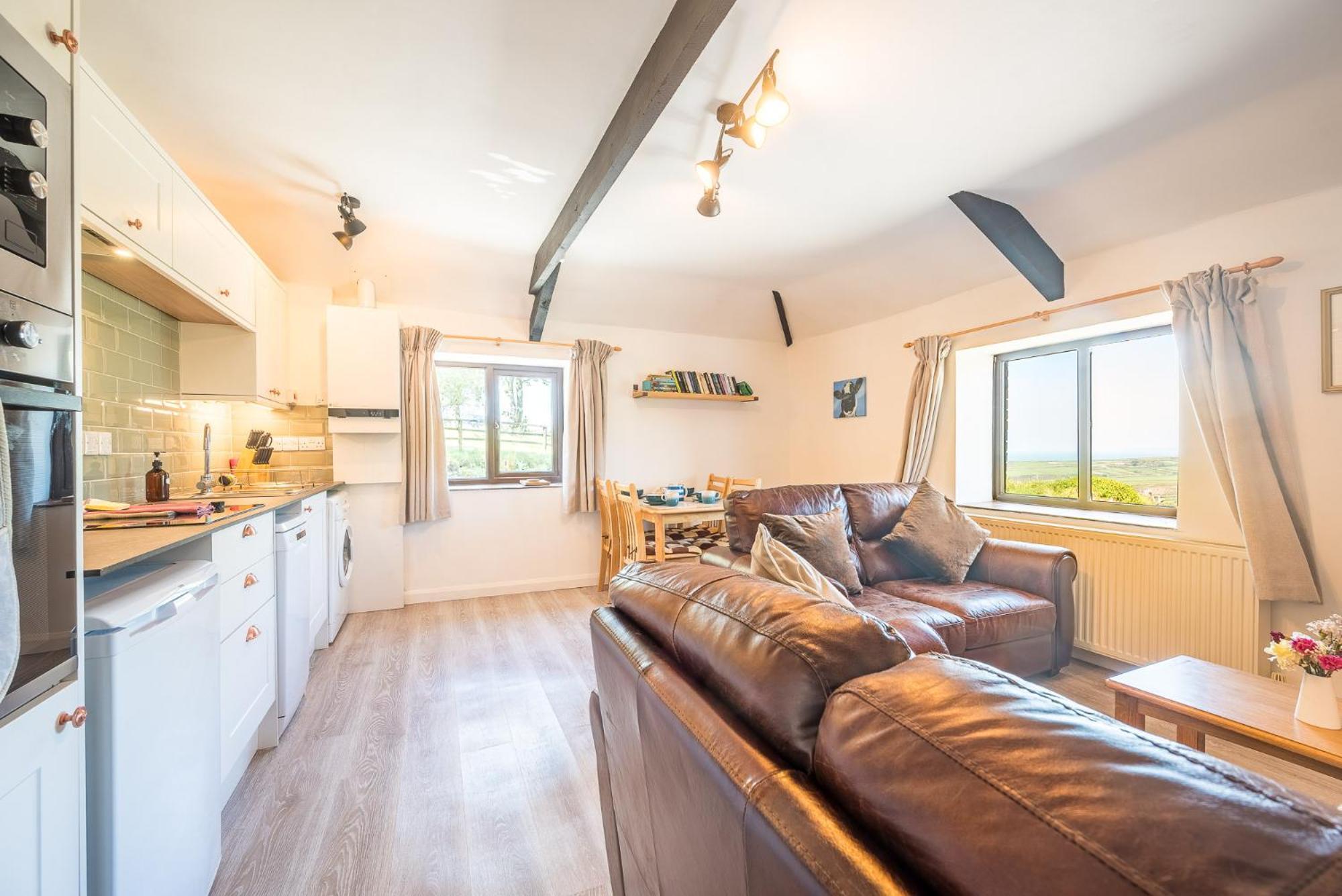Polrunny Farm Elderberry Cottage With Sea View Boscastle Exteriör bild