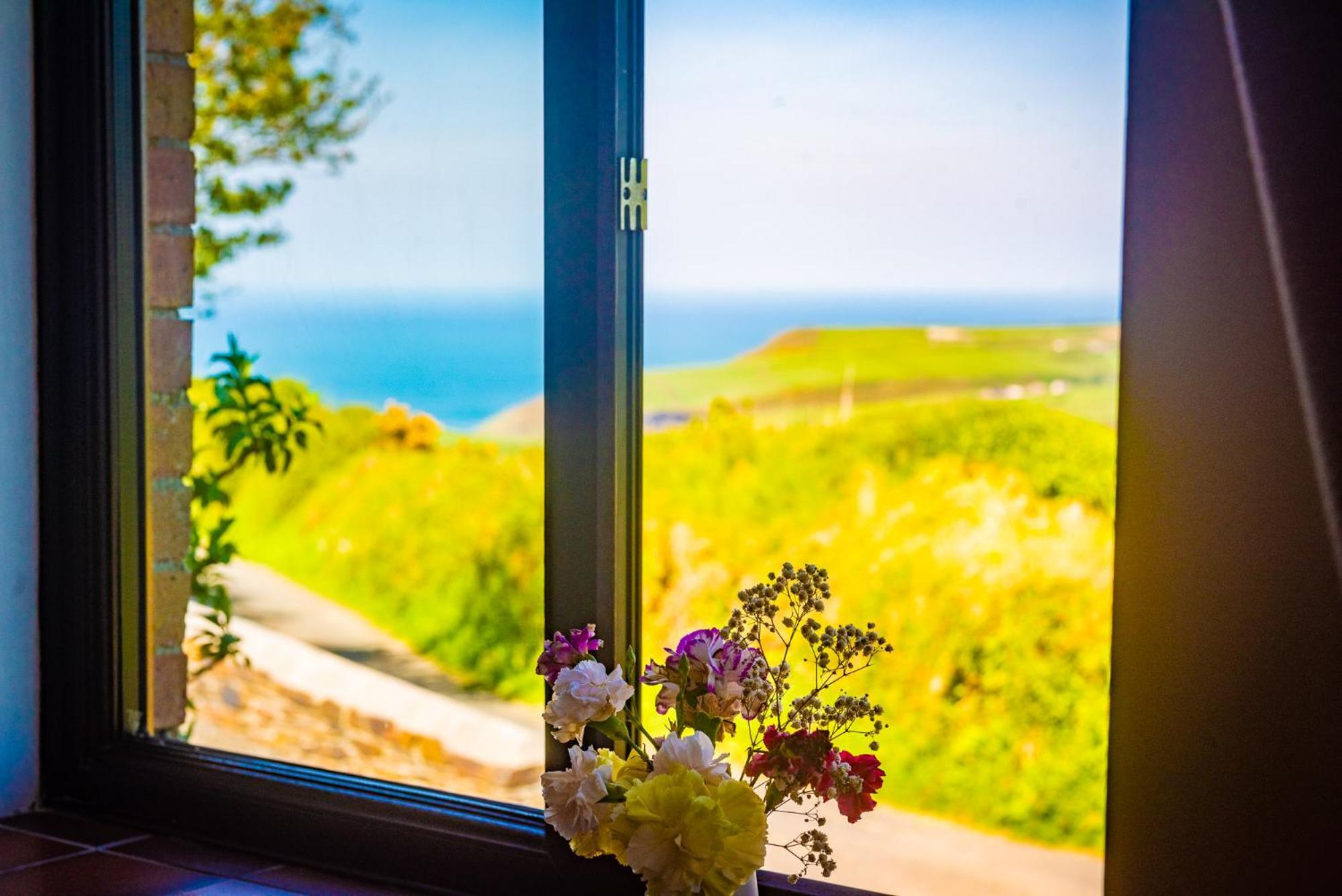 Polrunny Farm Elderberry Cottage With Sea View Boscastle Exteriör bild