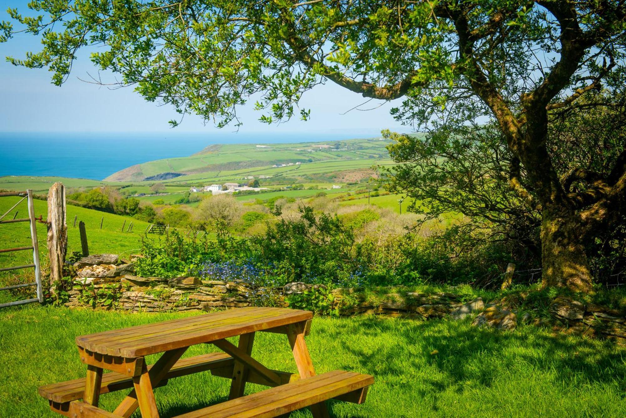 Polrunny Farm Elderberry Cottage With Sea View Boscastle Exteriör bild